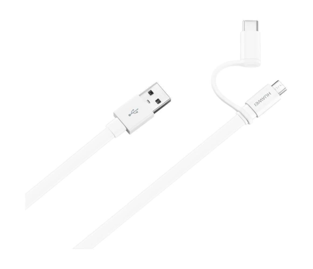 HUAWEI KABEL Combo USB - microUSB/USB-C biały - 378748 - zdjęcie 2